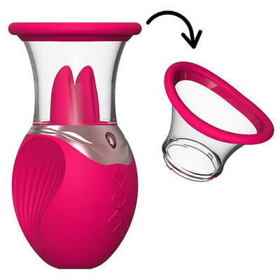 FotoVibrador de Clitóris com Língua Estimuladora e Sucção