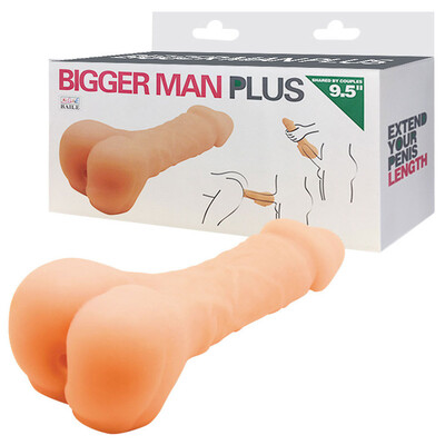 Masturbador Bumbum Masculino com Ânus Bigger Man Plus Passion em Cyberskin