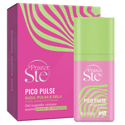 Foto Gel Sugador Excitante Pico Pulse Beijável Unissex Vibra Pulsa e Gela Forte