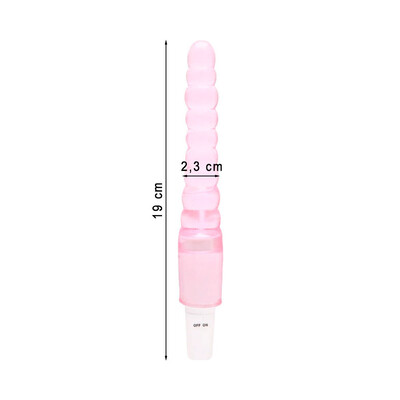 FotoVibrador com Capa em Jelly Escalonada Removível - YOUVIBE