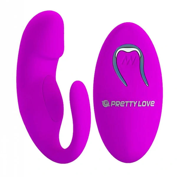 Vibrador de Casal com 12 Modos 9,7 cm x 2,8 cm - Tiffany