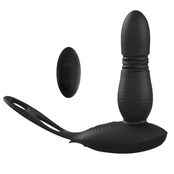 Massageador de Próstata com Vibro e Controle Remoto