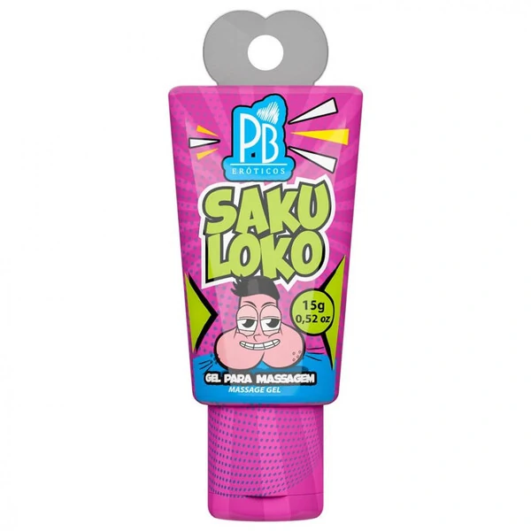 Gel Sakuloko para Escroto Masculino Sensação de Aquecimento 15g