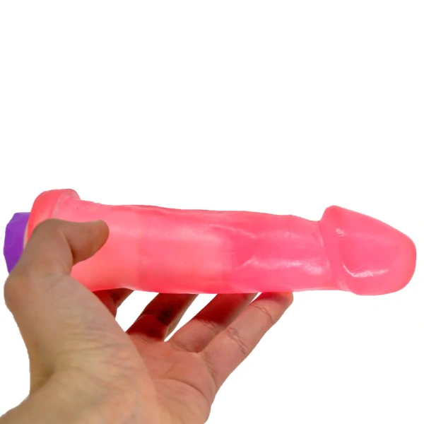 Pênis Cabeçudo III em Silicone com Vibro 21 x 4 cm