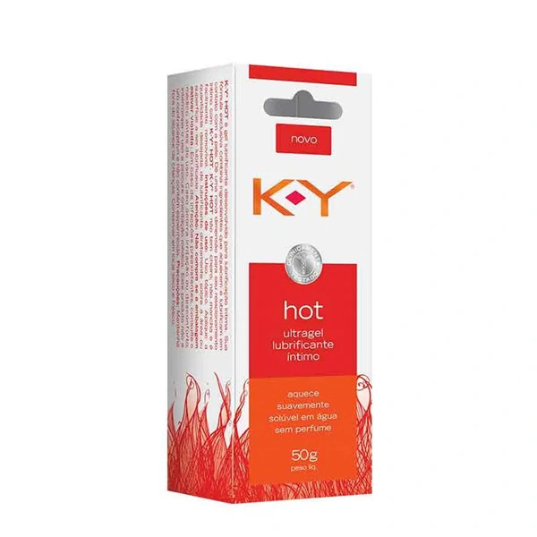 Gel Lubrificante Íntimo KY Hot 50g