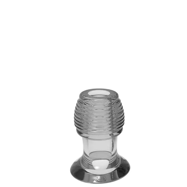 Plug Anal Tipo Túnel com Ranhuras de Silicone 3 Tamanhos