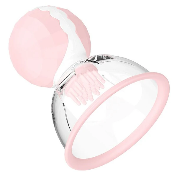 Kit com 2 Estimuladores de Mamilo com Rotação Sucção para Seios Manual