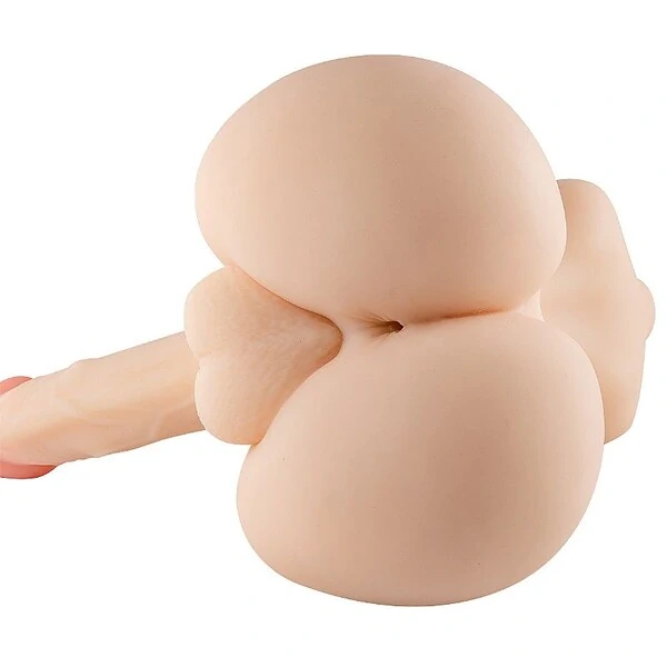 Masturbador Travesti Meio Corpo em Cyberskin com Seios e Pênis