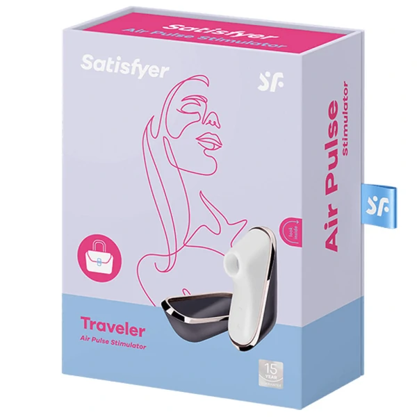 Vibrador de Sucção de Clitóris Satisfyer Traveler