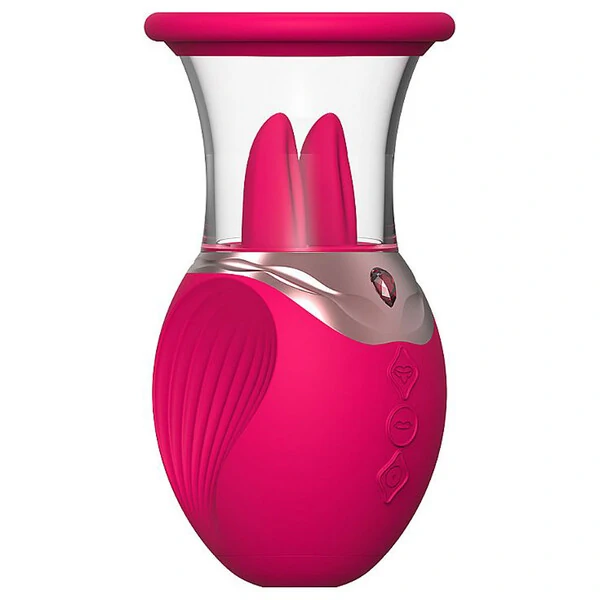 Vibrador de Clitóris com Língua Estimuladora e Sucção