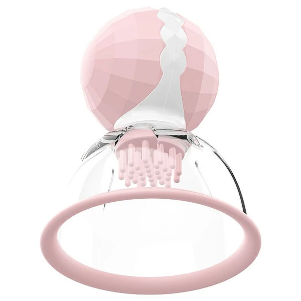 Kit com 2 Estimuladores de Mamilo com Rotação Sucção para Seios Manual