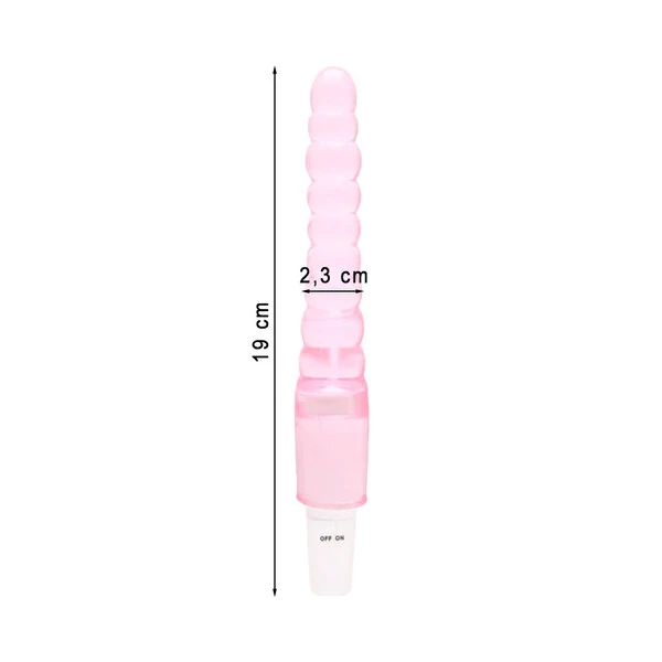 Vibrador com Capa em Jelly Escalonada Removível - YOUVIBE