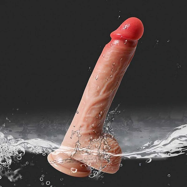 Pênis Realístico Vibrador com Vai e Vem Rotação com Aquecimento Controle por APP