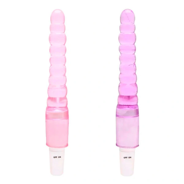 Vibrador com Capa em Jelly Escalonada Removível - YOUVIBE