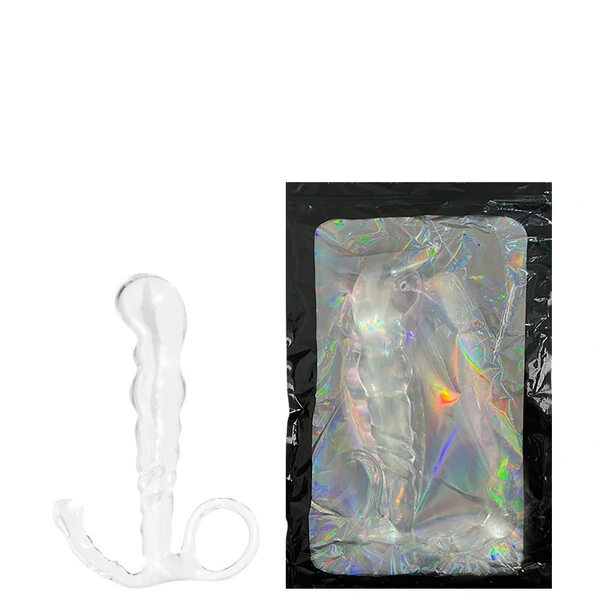 Massageador de Próstata com Diâmetro Escalonado e Estimulador Perineal