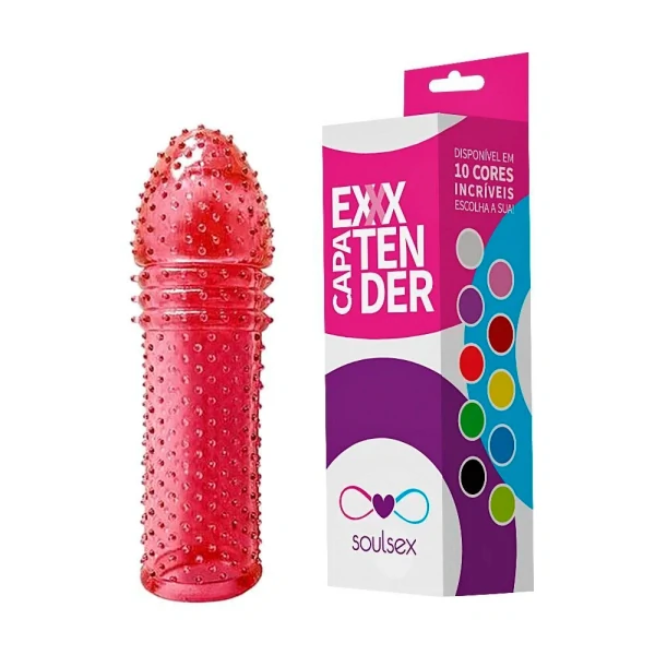 Capa Peniana em Silicone 15 x 4 cm - Soul Sex Colors Extender
