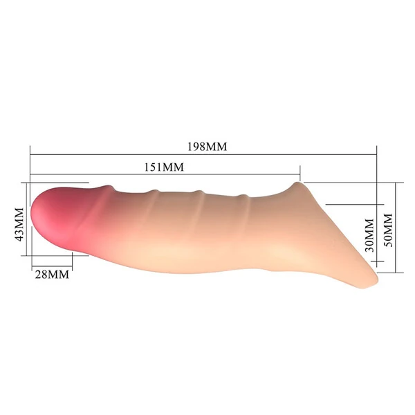 Capa Peniana Extensora com Veias Salientes e Glande Avantajada - Darnel