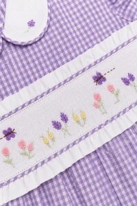 Vestido Xadrez Lilás — Col & Lorê