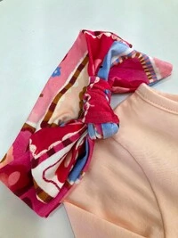 Conjunto Vestido Manga Longa e Faixa