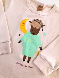 Pijama Infantil Up Baby Fazendinha Sweet Dreams.