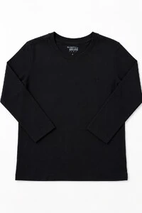 Camiseta manga longa Preta