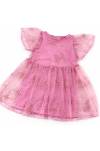 Vestido Tule Rosa