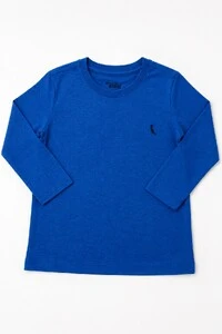 Camiseta manga longa Azul Royal