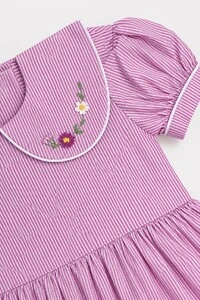 Vestido Listrado Rosa — Col & Lorê