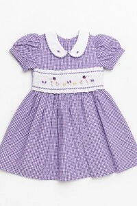Vestido Xadrez Lilás — Col & Lorê
