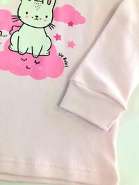 Pijama Infantil Up Baby Coelhinho Rosa
