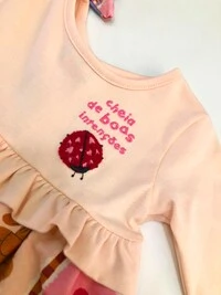 Conjunto Vestido Manga Longa e Faixa