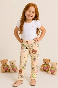 Calça Legging Bichinhos