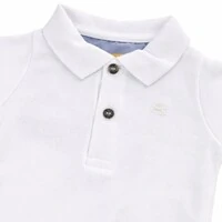 Body Polo Branco Bebê