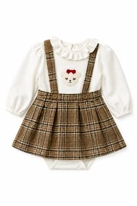 Jardineira com body Litte Bear