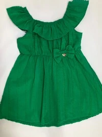 Vestido em tricoline