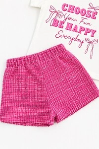 Conjunto Momi Happy Pink Tweed