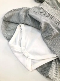 Body Vestido Xadrez