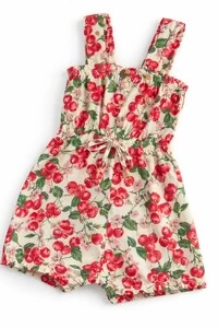 Macacão Curto Cereja