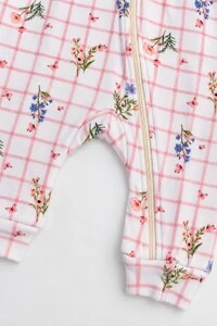 Macacão Xadrez Floral– Pingo Lelê