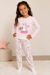 Pijama Infantil Up Baby Coelhinho Rosa