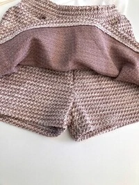 Conjunto Blusa e Short Saia Tweed