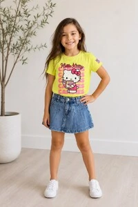Blusa Hello Kitty com Strass