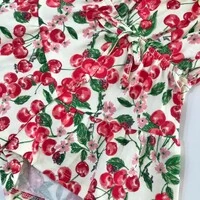 Macacão Curto Cereja