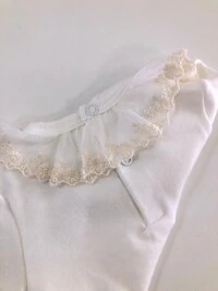 Body Longo com Tule Bordado