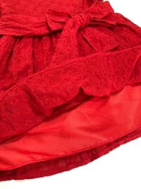 Vestido de laise manga balone