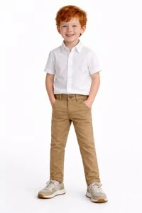 Calça em Sarja Social