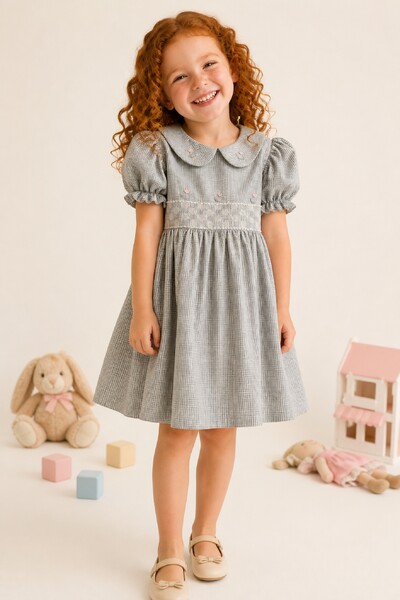 Foto Vestido Jardim Bordado