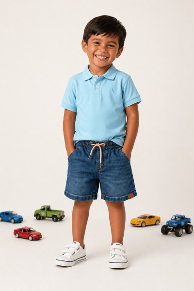 Foto Bermuda Jeans