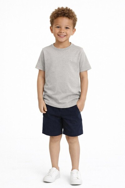 Foto Camiseta Cinza Pêssego