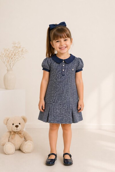 Foto Vestido Polo Azul